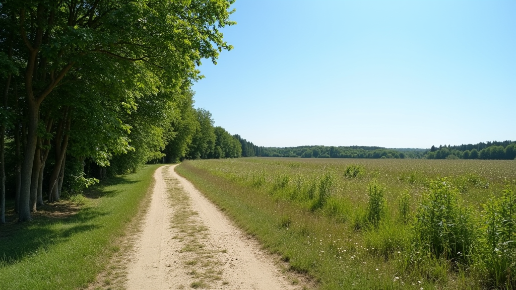 scenic trail for running as natural antidepressant