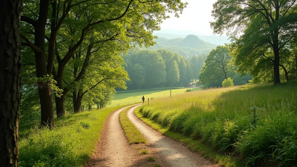 scenic running trail